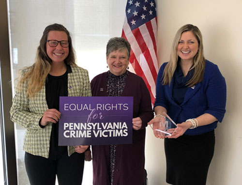 Toohil Receives Award from Marsy’s Law Organization