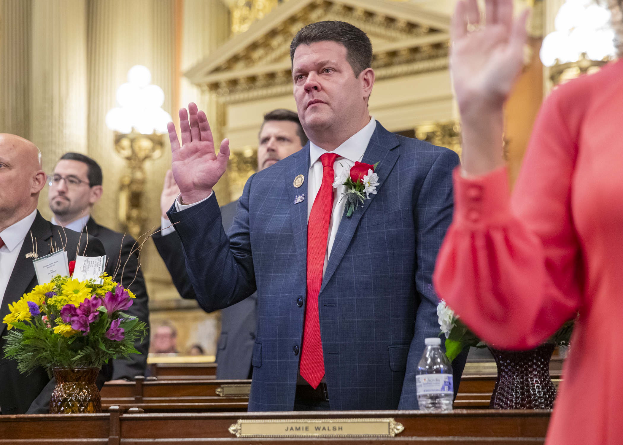 Walsh Takes Oath of Office for First Term