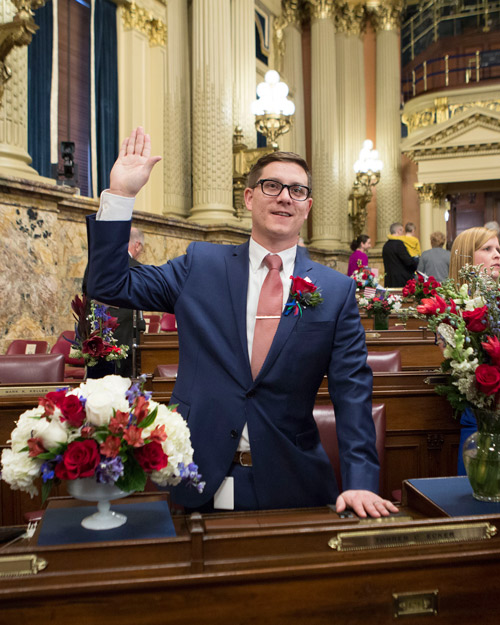 Ecker Sworn in as 193rd District State Representative 