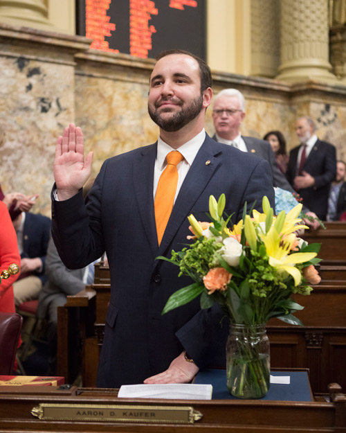 Kaufer Sworn in to Third Term 