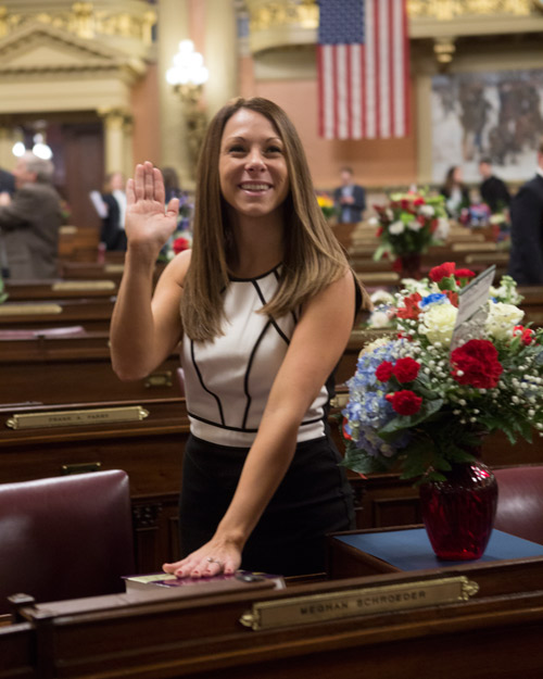 Schroeder Takes Oath of Office as State Representative