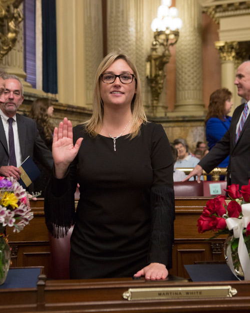 Martina White Sworn In for New Term in State House 